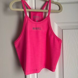 NoBull Project Ribbed Halter Crop Tank